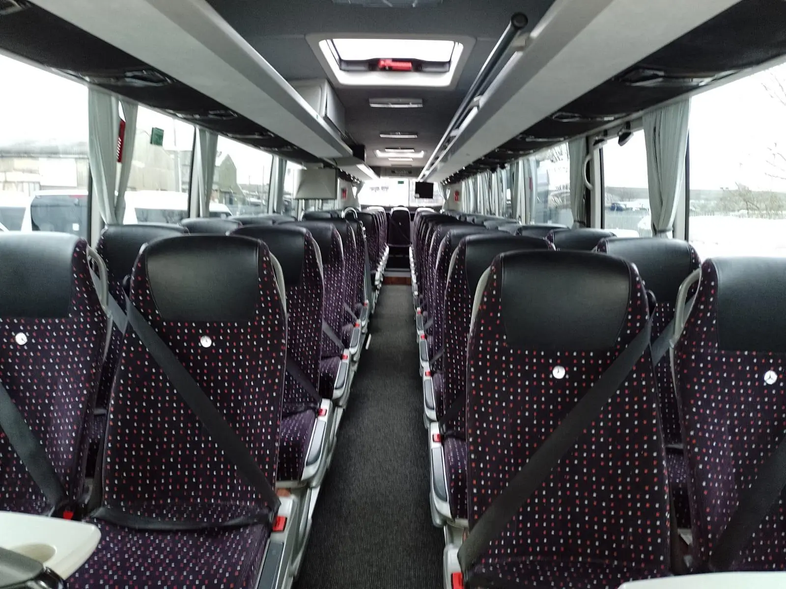Affordable Luxury Coach for 53 Passengers in London interior f