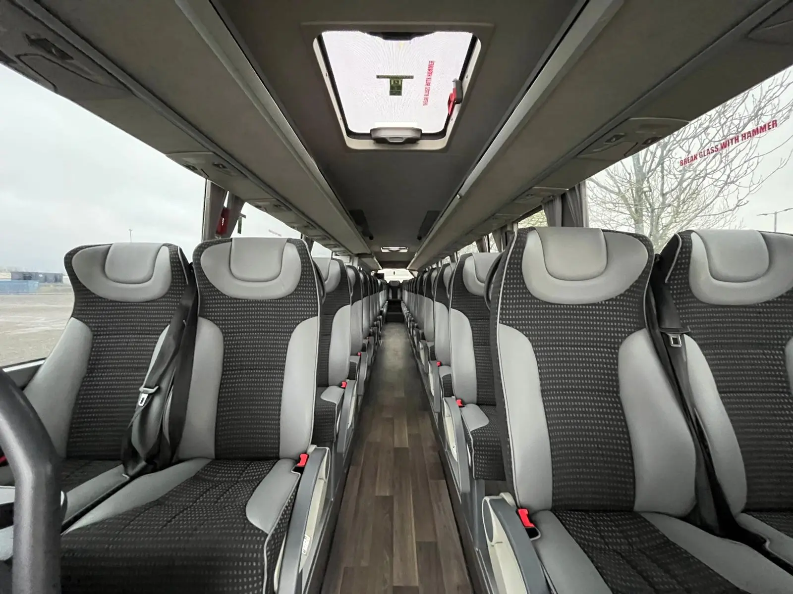Premium 57 Seater Executive Coach Hire for Large Groups in london interior