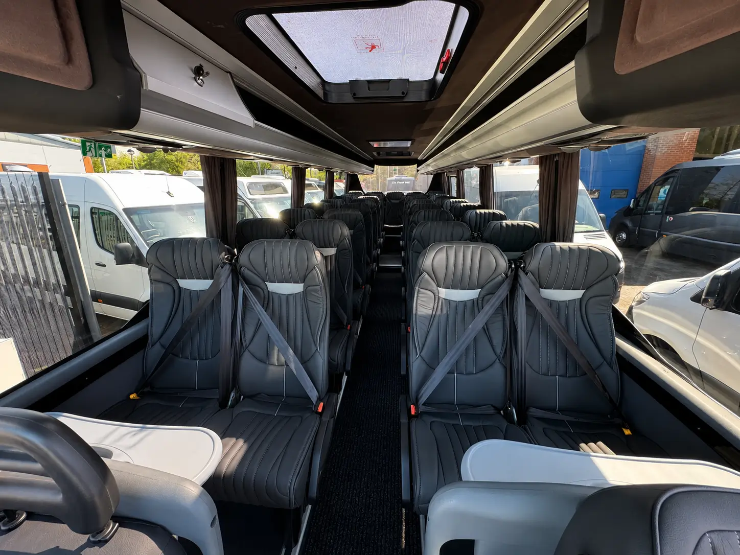 Premium Coach Hire for 30 Passengers in London interior