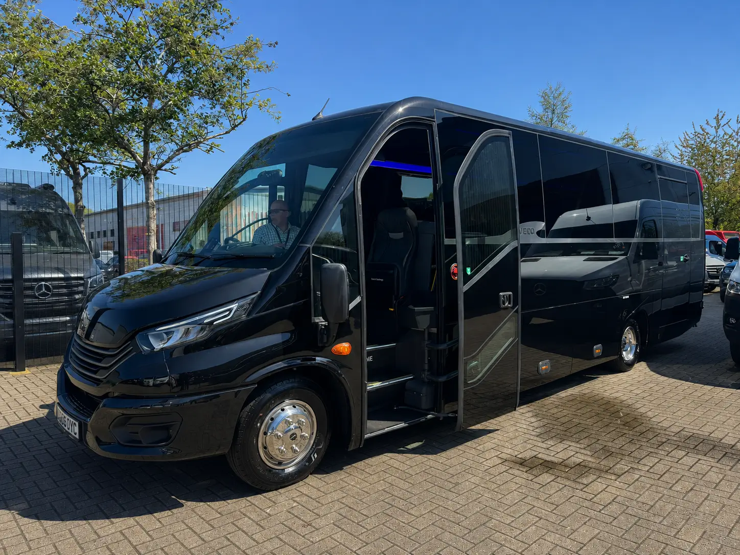 Premium Coach Hire for 30 Passengers in London side view