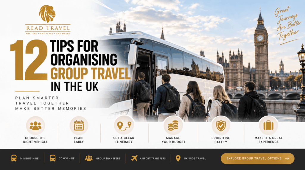 12 Tips for Organising Group Travel in the UK