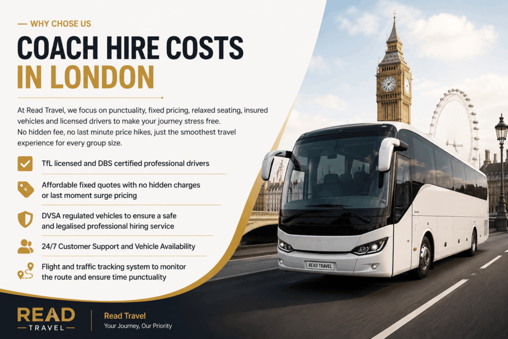 Coach Hire Costs in London