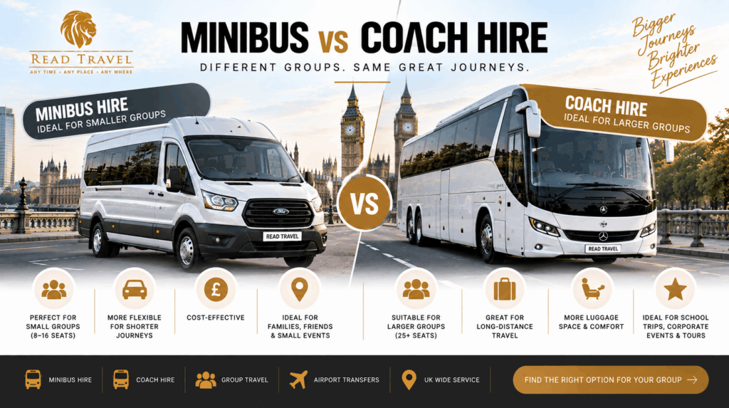 Minibus vs Coach Hire