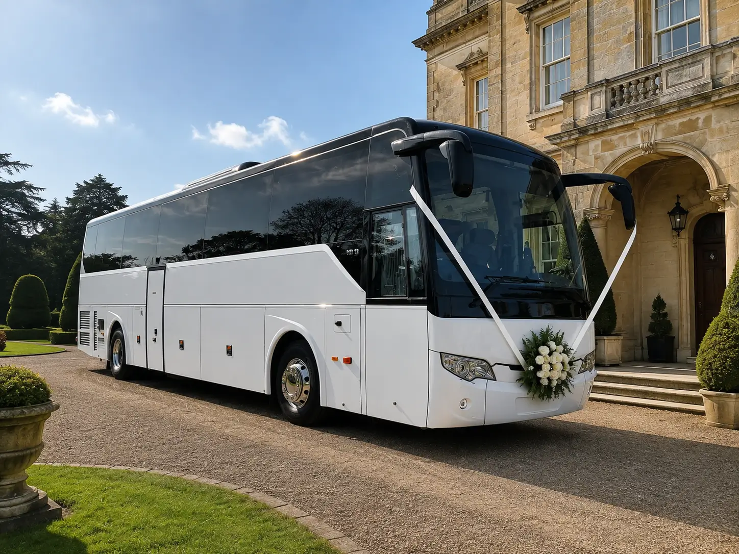 wedding-coach-hire-london-venue