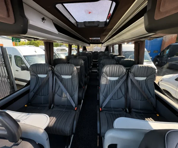 Premium Coach Hire for 30 Passengers in London interior